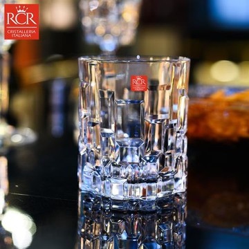 RCR意大利進口水晶玻璃杯威士忌酒杯高端洋酒杯子家用酒樽高檔