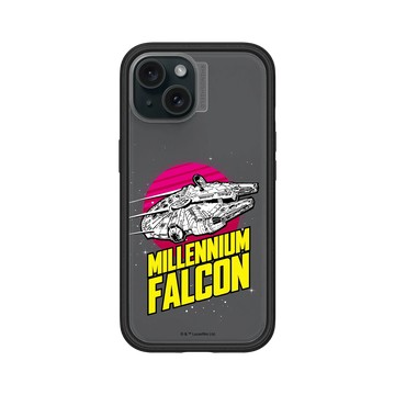 iPhone 15 Mod NX 黑 - 迪士尼-星際大戰 Star Wars - 千年鷹-美式復古