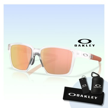 【Oakley】Actuator SQ 偏光運動太陽眼鏡(OO9430-07 Prizm Rose Gold Polarized 鏡片)