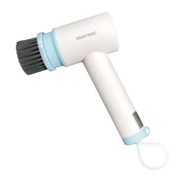 MATRIC 松木家電 電動清潔刷 多配刷頭 IPX7防水 超輕300g 持久續航3小時  白色  1個