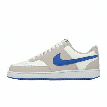 Nike 休閒鞋 Court Vision Lo P NBK 男鞋 米 藍 皮革 運動鞋 IM0459-103
