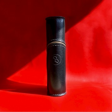 DUAL｜真皮手縫筆袋/筆筒帶著走(黑)