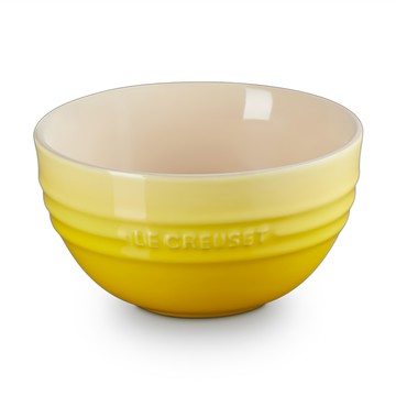 LE CREUSET 韓式飯碗 350ml 陶瓷飯碗 餐桌擺設  閃亮黃  1個