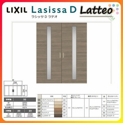 可動間仕切り 引き分け戸 引戸上吊方式 ラシッサd ラテオ Laa ノンケーシング枠 32 3223 リクシル トステム 室内引き戸 上吊り引分け戸 ドア リフォーム Diy 通販 Lineポイント最大get Lineショッピング