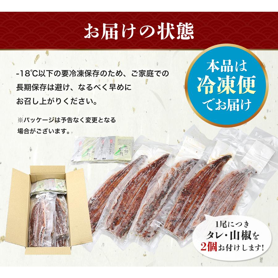 国産うなぎ 5尾 約150g×5本 鰻 山椒 タレ付き ウナギ 冷凍便 お取り寄せ ギフト 送料無料