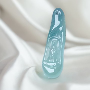 冰種翡翠無相佛| 天然緬甸玉A貨翡翠 | 送禮