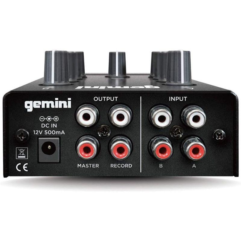 DJ機器 GEMINI DJ ミキサー ポータブル 2ch ステレオミキサー MM1国内正規品