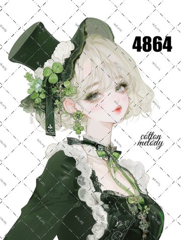 original sticker no.4864 人物貼紙 原創貼紙 原創人物貼紙 裝飾貼紙 cotton melody