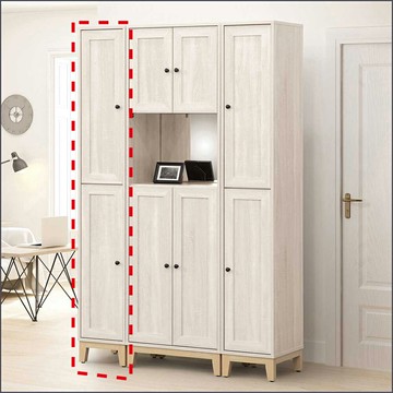 1x6.5 / 2x6.5尺置物櫃 隔間櫃 展示櫃 玄關櫃 鞋櫃 【275B3423】Leader傢居館275-W36