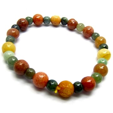 【小樂珠寶】滿色多色翡翠7mm 天然A貨翡翠玉石手珠手鍊AA58