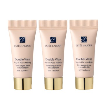 【Estee Lauder 雅詩蘭黛】粉持久完美持妝粉底5ml 三入組 1W1#17 台灣專櫃貨