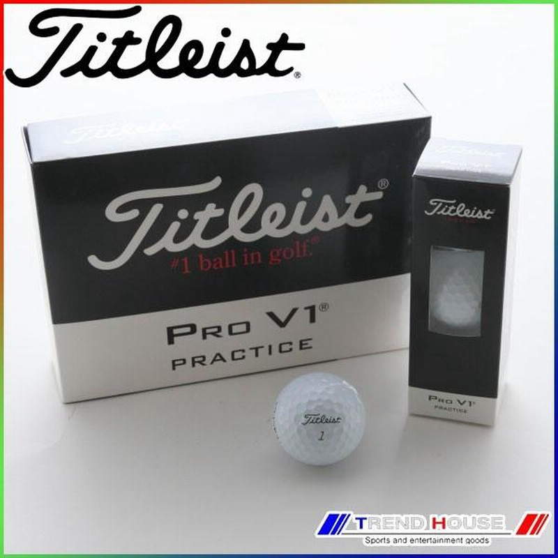 新品未使用 タイトリスト プロ V1X プラクティスボール Titleist