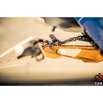 【LFM】 GOWORKS 佐騰國際 GSX-R GSX-S 小阿魯 短牌架 後牌架 鋁合金 附牌照燈 LED 大牌架