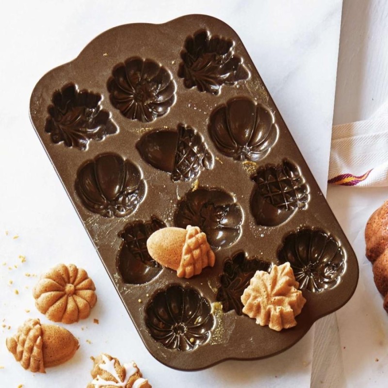 ノルディックウエア ハーヴェスト バイツパン ケーキ型 Nordic Ware Harvest Cake Bites Pan パン型 お菓子作り  製菓道具 焼き型 バントケーキ | LINEブランドカタログ