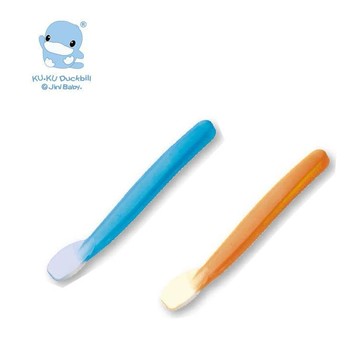 KU.KU酷咕鴨 防燙湯匙--顏色隨機出貨