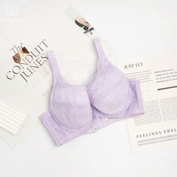 【日藏內衣】MIT暖暖花序 穩定支撐大罩杯內衣 C-G罩杯（紫色）A211315W34 131