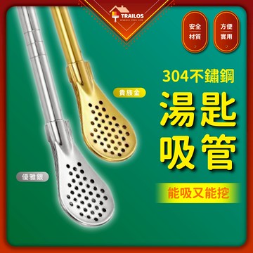 翠樂絲 304不鏽鋼湯匙吸管 吸管 湯匙 環保吸管 重複使用 環保湯匙 不鏽鋼吸管 不鏽鋼