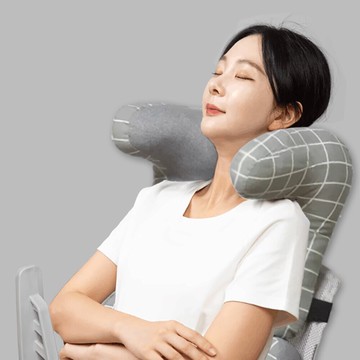 現貨 脖子靠枕 辦公室護頸枕 椅子仰睡頭枕 午睡枕 坐著睡覺支撐枕 車用u型枕