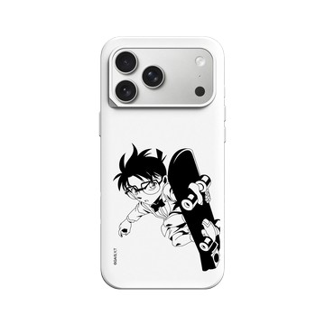 iPhone 17 Pro Max SolidX 白 - Detective Conan - 黑色滑板