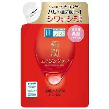 【肌研】日本樂敦製藥ROHTO極潤抗皺緊實高機能乳液(補充包)140ml