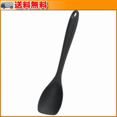 パール金属TOUCH シリコーン料理スプーン BLACK G-5088