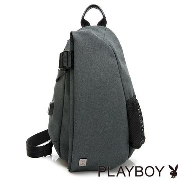 PLAYBOY - 單肩背包  Function系列 - 灰綠色