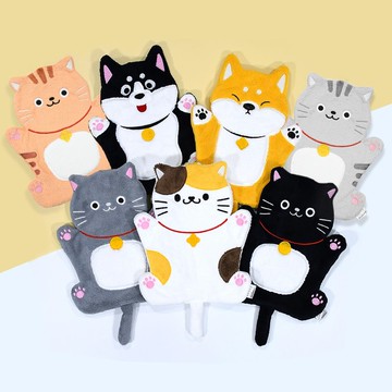 【MORINO】超細纖維可愛動物造型擦手巾