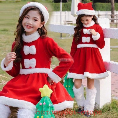 サンタ コスチューム キッズ クリスマス 子供 衣装 女の子 160cm ...