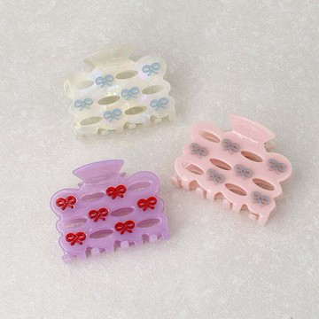 【現貨】鯊魚夾 髮飾 蝴蝶結 絲帶 日本飾品 OSEWAYA 26BS0862