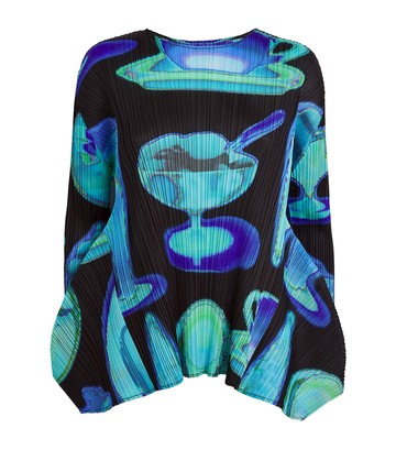 Pleats Please Issey Miyake Thermal Foods Blouse