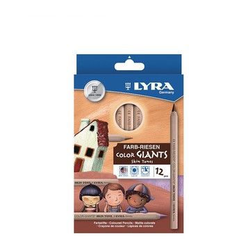 【德國LYRA】 世界膚色專用彩色鉛筆(12色)
