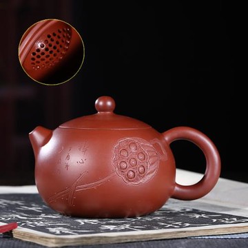 宜興紫砂 原礦大紅袍 卡口西施 禪心 200毫升