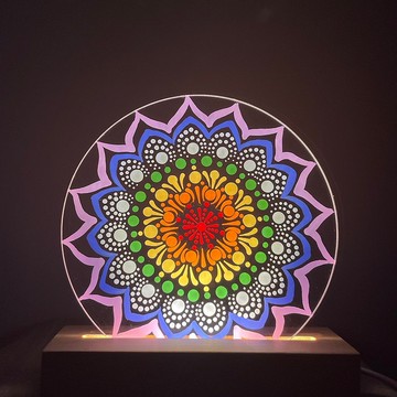 Mandala 手繪曼陀羅夜燈