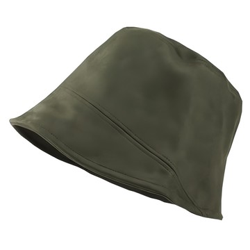 麂皮絨小臉漁夫帽  顯瘦素顏必備款  軍綠色  帽簷 6cm 帽圍 53-38cm 帽深 11cm