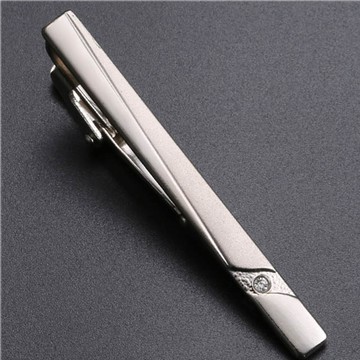 【Laifuu拉福】造型6CM高檔有鑽領帶夾領夾-單領夾(附盒)