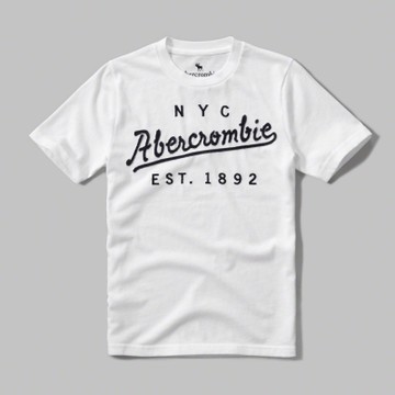 AF a&f Abercrombie & Fitch 短袖 小孩T 白色 019