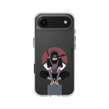 iPhone Air Clear Case（相機按鈕） 透明 - 火影忍者 Naruto - 宇智波鼬-宇智波一族家紋