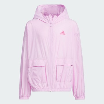 【adidas 愛迪達】 連帽外套 防風 童裝 IT1758