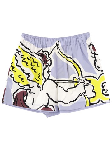 tory burch printed shorts