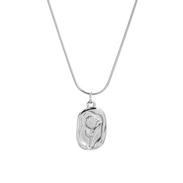 [鋼飾] 復古花語項鍊 / 2色 / Vintage Floral Lore Necklace