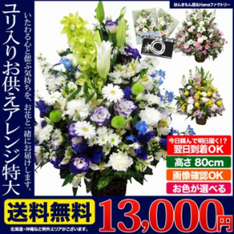 お供え お盆 新盆 供花 四十九日 お悔やみの花 生花 フラワー アレンジメント 送料無料 ユリ 蘭 入り 命日 月命日 枕花 通販 Lineポイント最大1 0 Get Lineショッピング