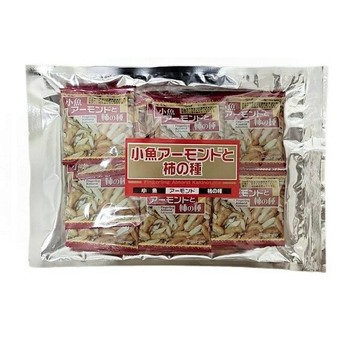 【江戶物語】YAMASAKI 山崎 小魚杏仁柿之種綜合米果 10袋入 柿種米果 杏仁小魚乾 沙丁魚 下酒零食 日本進口