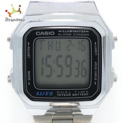カシオ CASIO 腕時計 DUAL TIME A178W ボーイズ グレー 値下げ