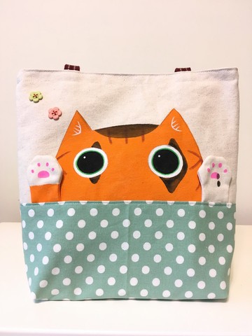 招來好運的招手喵喵包(青色‧阿喵)