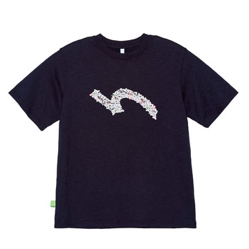 5th STREET｜男裝｜消波塊印花短袖T恤｜丈青