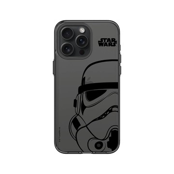 iPhone 15 Pro Max Clear 酷墨灰 - 迪士尼-星際大戰 Star Wars - 星際大戰 – 風暴兵黑線條