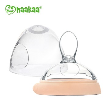 【紐西蘭Haakaa】第三代多功能哺餵配件-輔食匙3件組 粉膚色 (原廠公司貨)