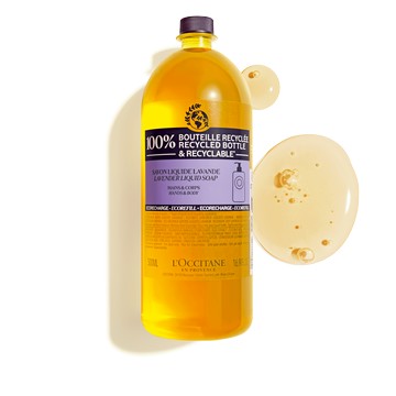 乳油木薰衣草潔手沐浴液式皂補充瓶