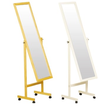 【品樂生活】映動輕盈移動立鏡 MR1545C 全身鏡 穿搭鏡 長鏡 鏡子 帶輪全身鏡 穿衣鏡