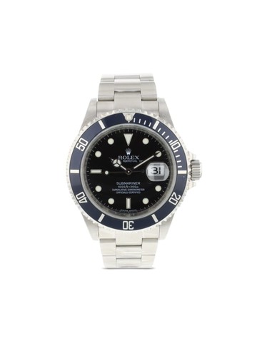 Rolex - 2009 pre-owned Submariner 40mm - unisex - Sapphire Crystal/Oystersteel/ceramic - One Size - Silver